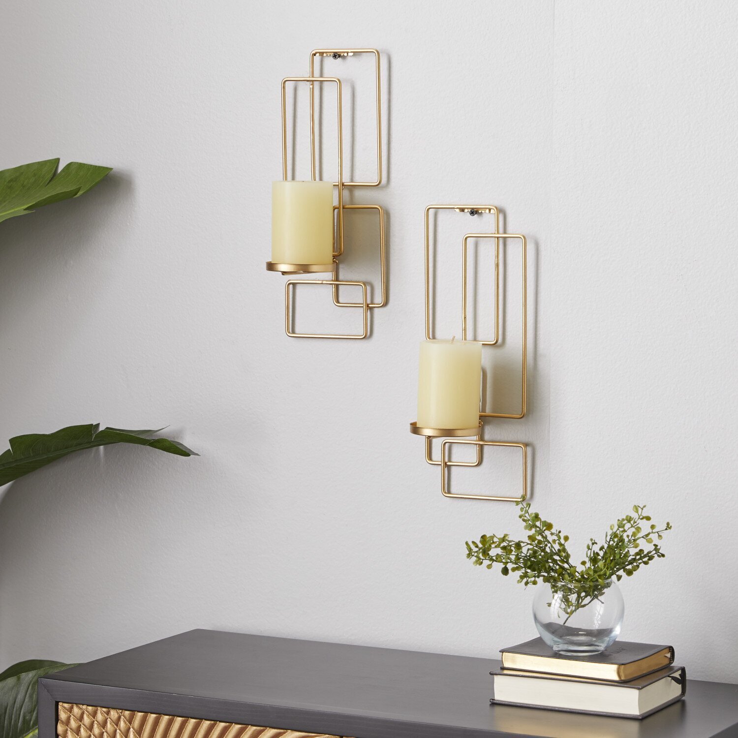 Art Deco Candle Wall Sconces