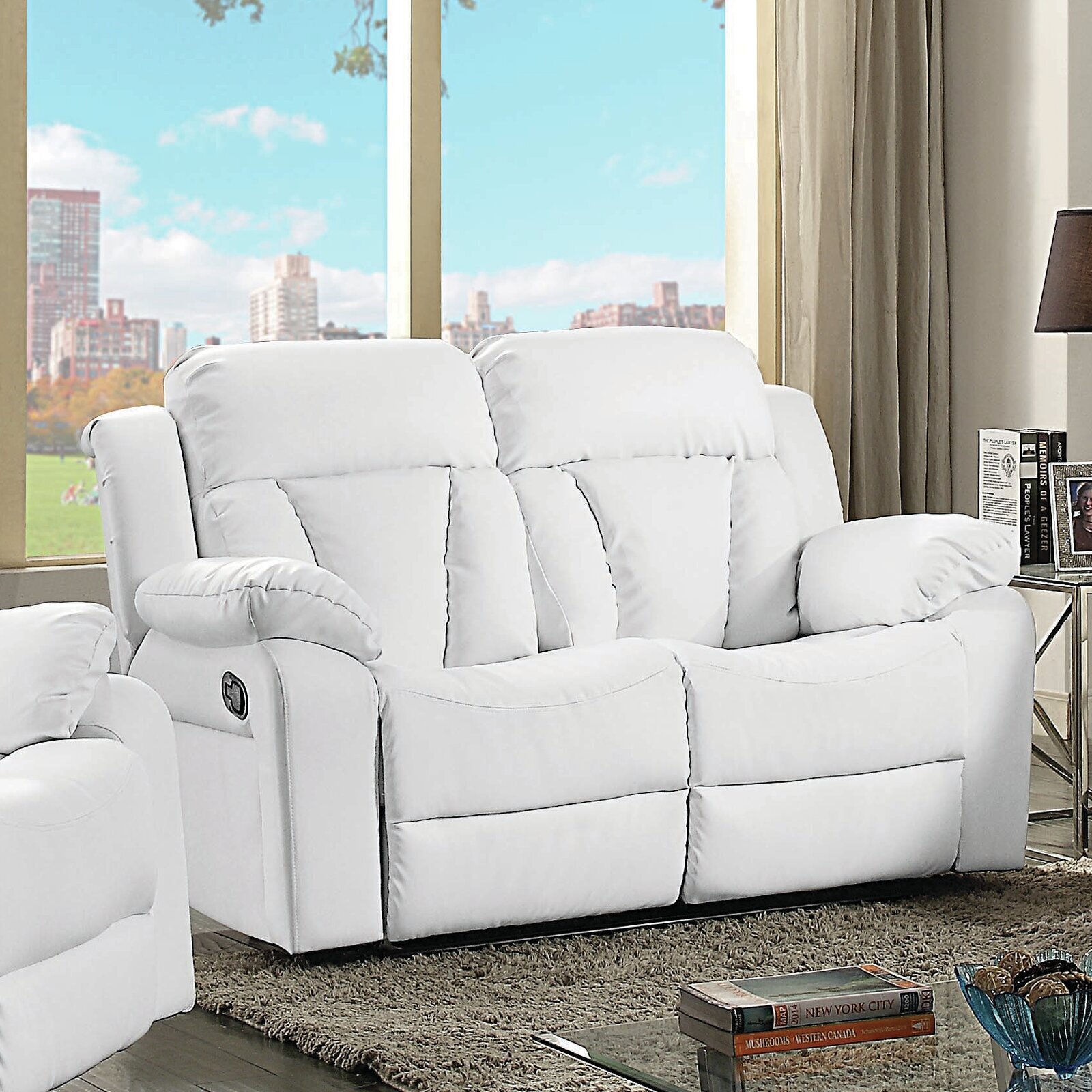 Classic Compact Reclining Sofa