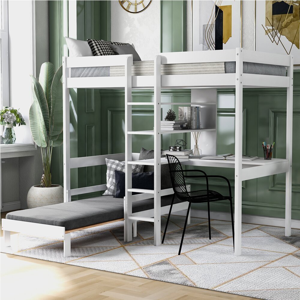 Compact Bunk Bed With Desk