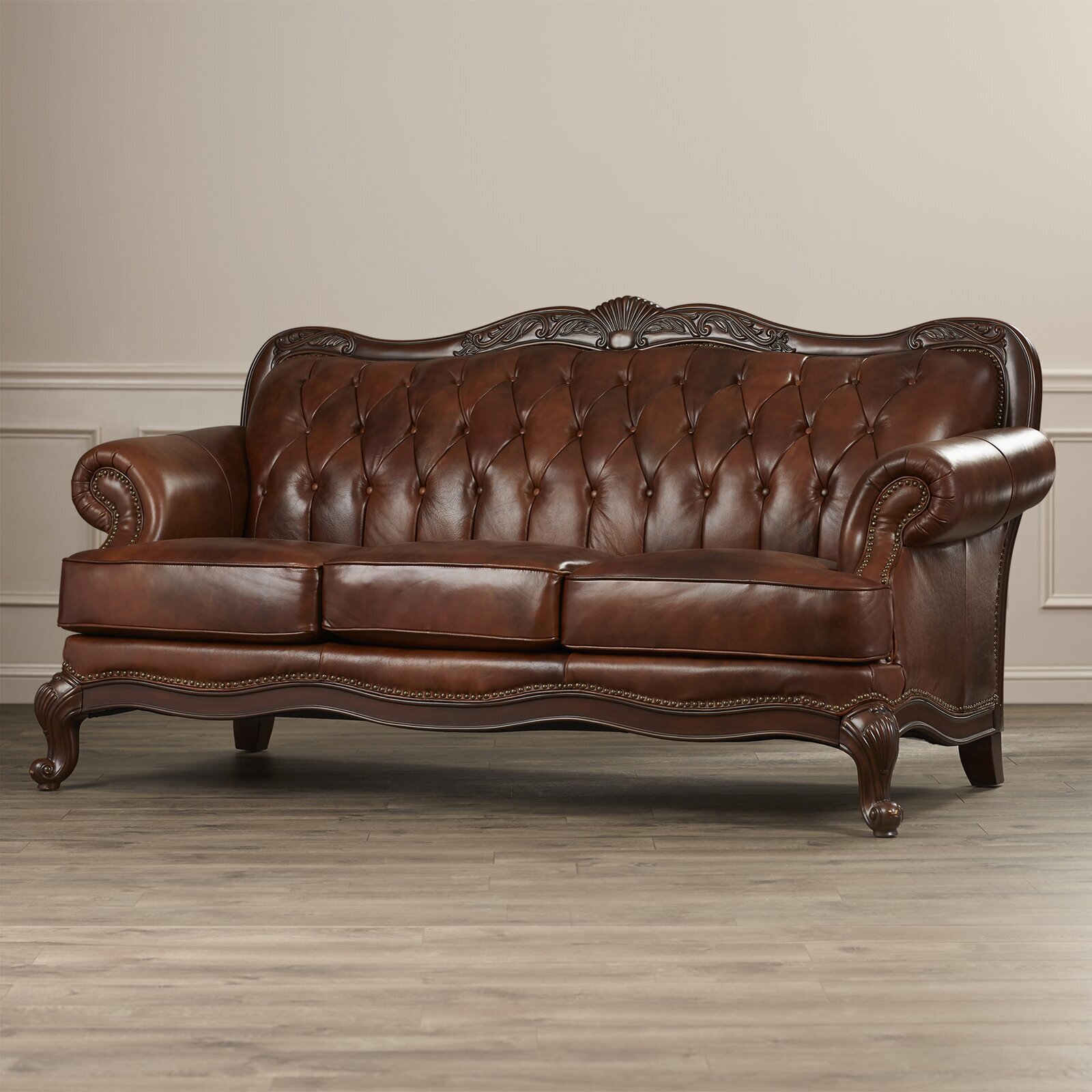 Leather Nailhead Sofas