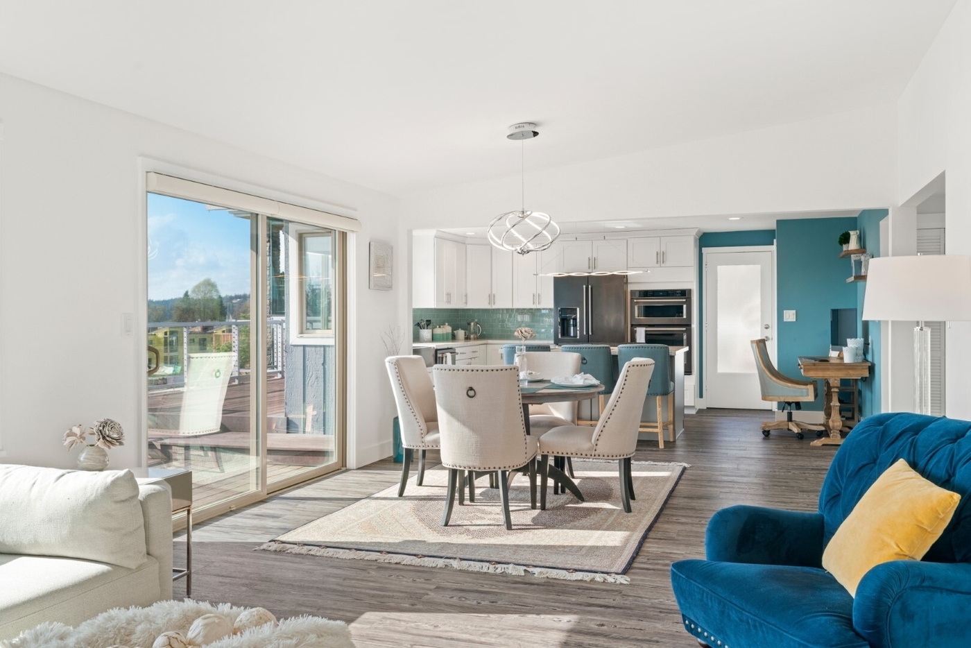 Dining area and kitchen view