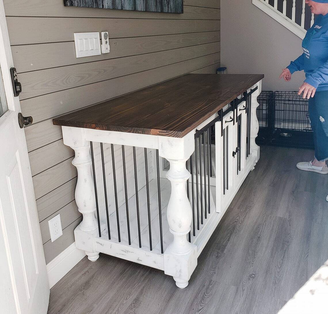 Distressed Dog House Coffee Table