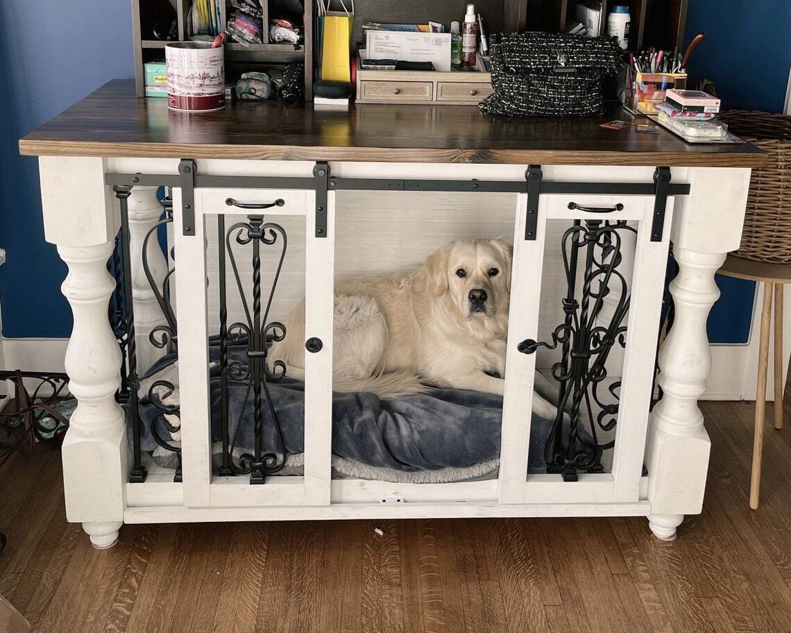 Coffee Table Dog Crate
