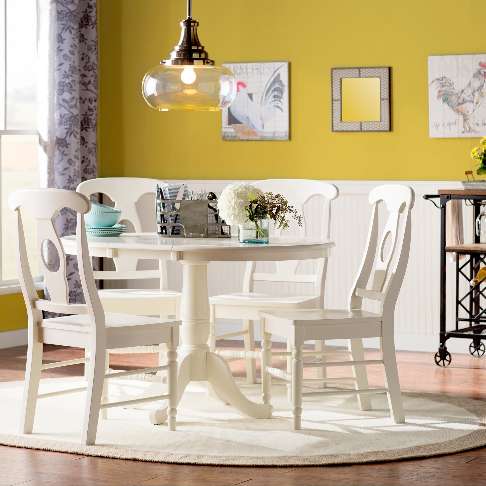Extendable Oval Dining Table