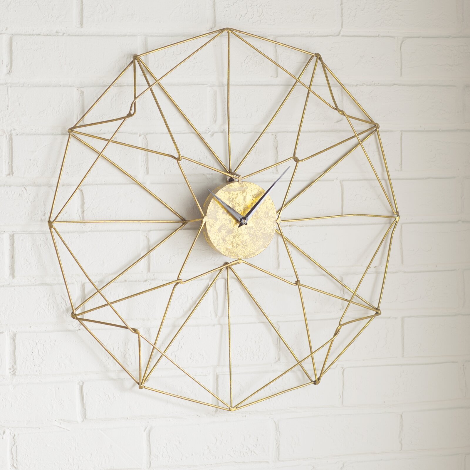 Extra Large Geometric Modern Wall Clock 