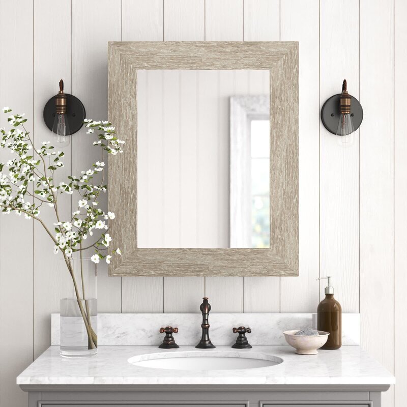 Farmhouse rustic medicine cabinet