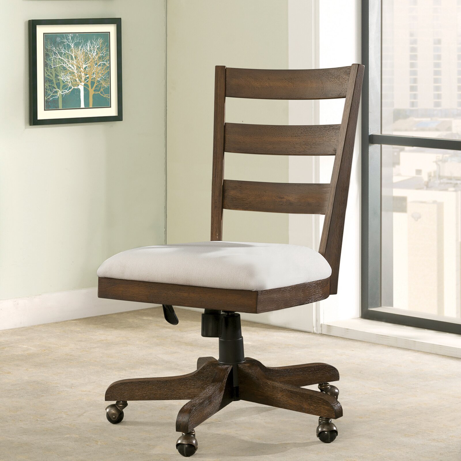 Farmhouse Swivel Chair