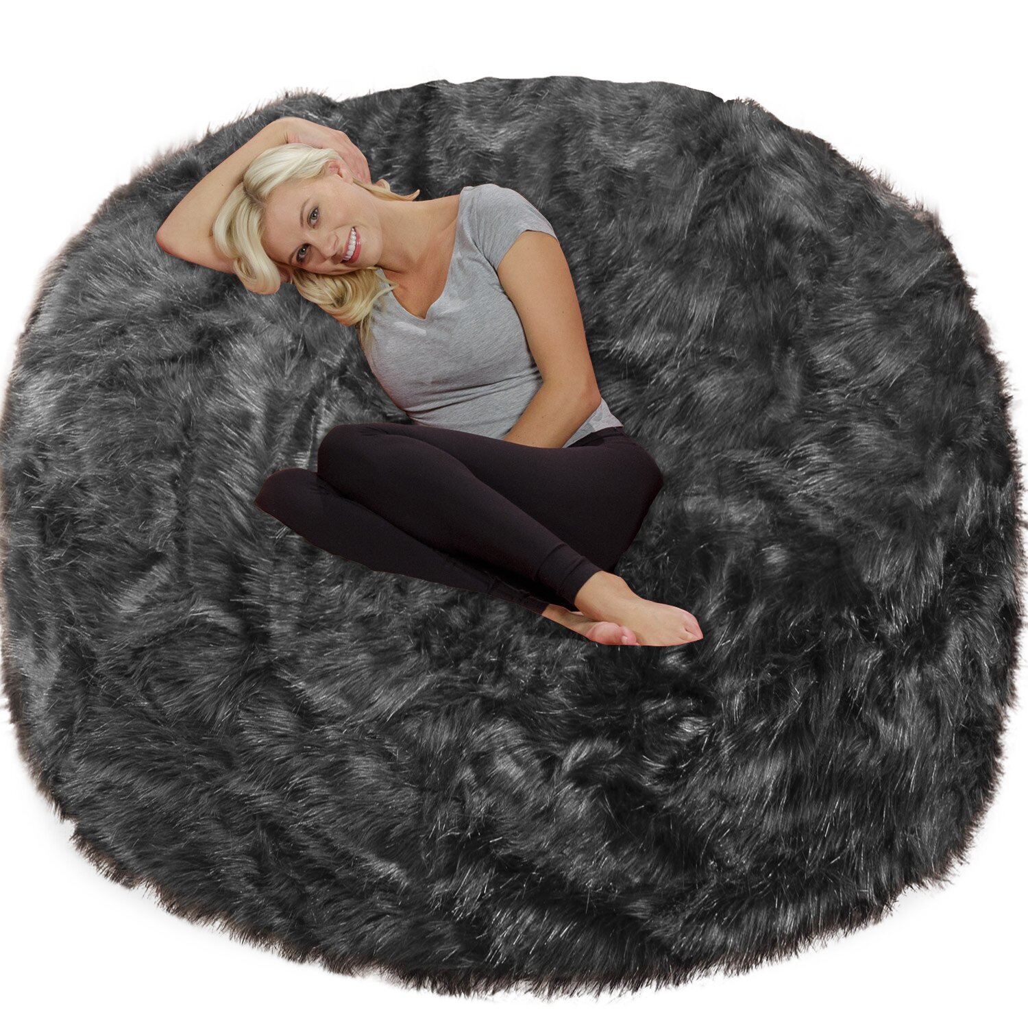 Faux Fur Luxury Bean Bag