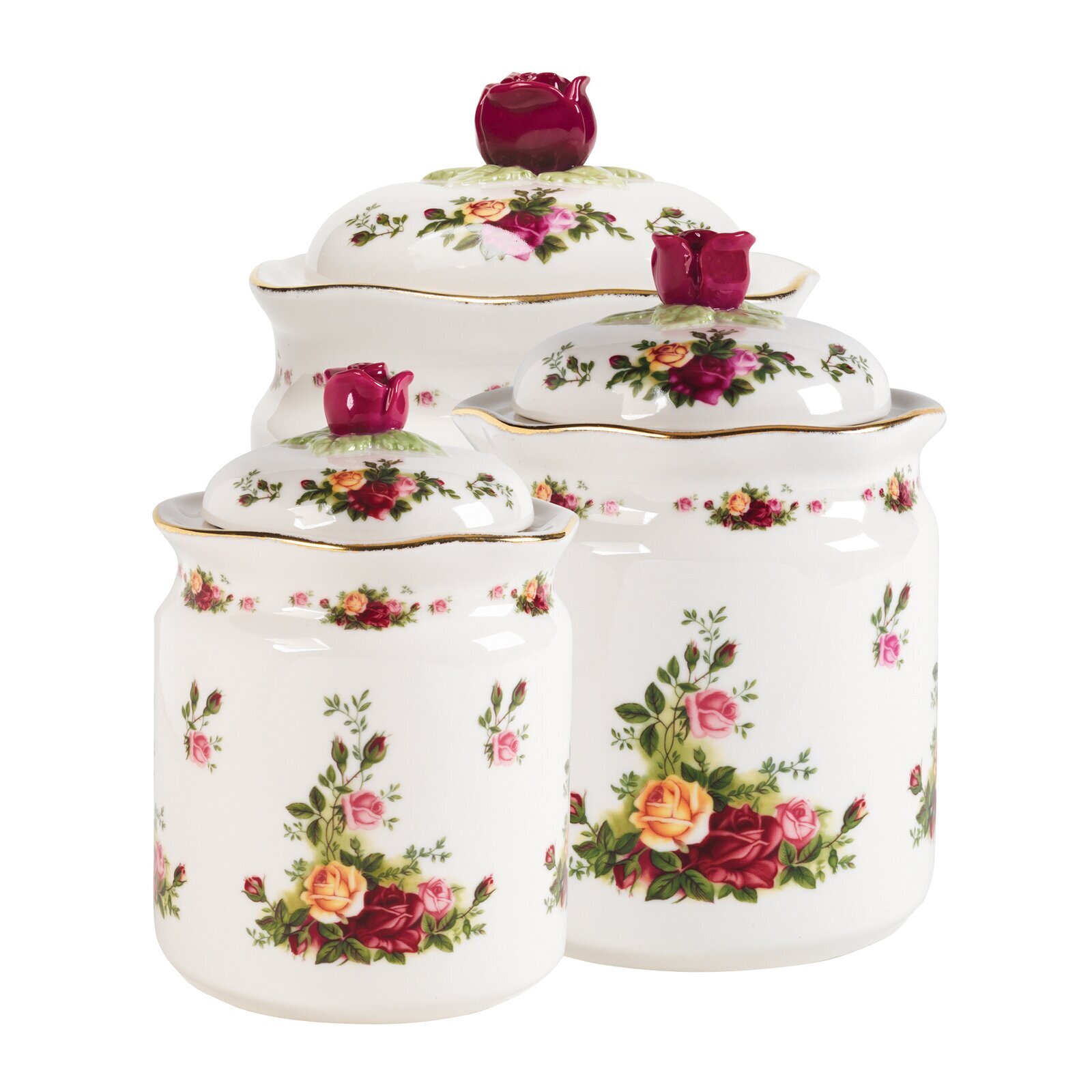 Feminine Vintage Cannisters