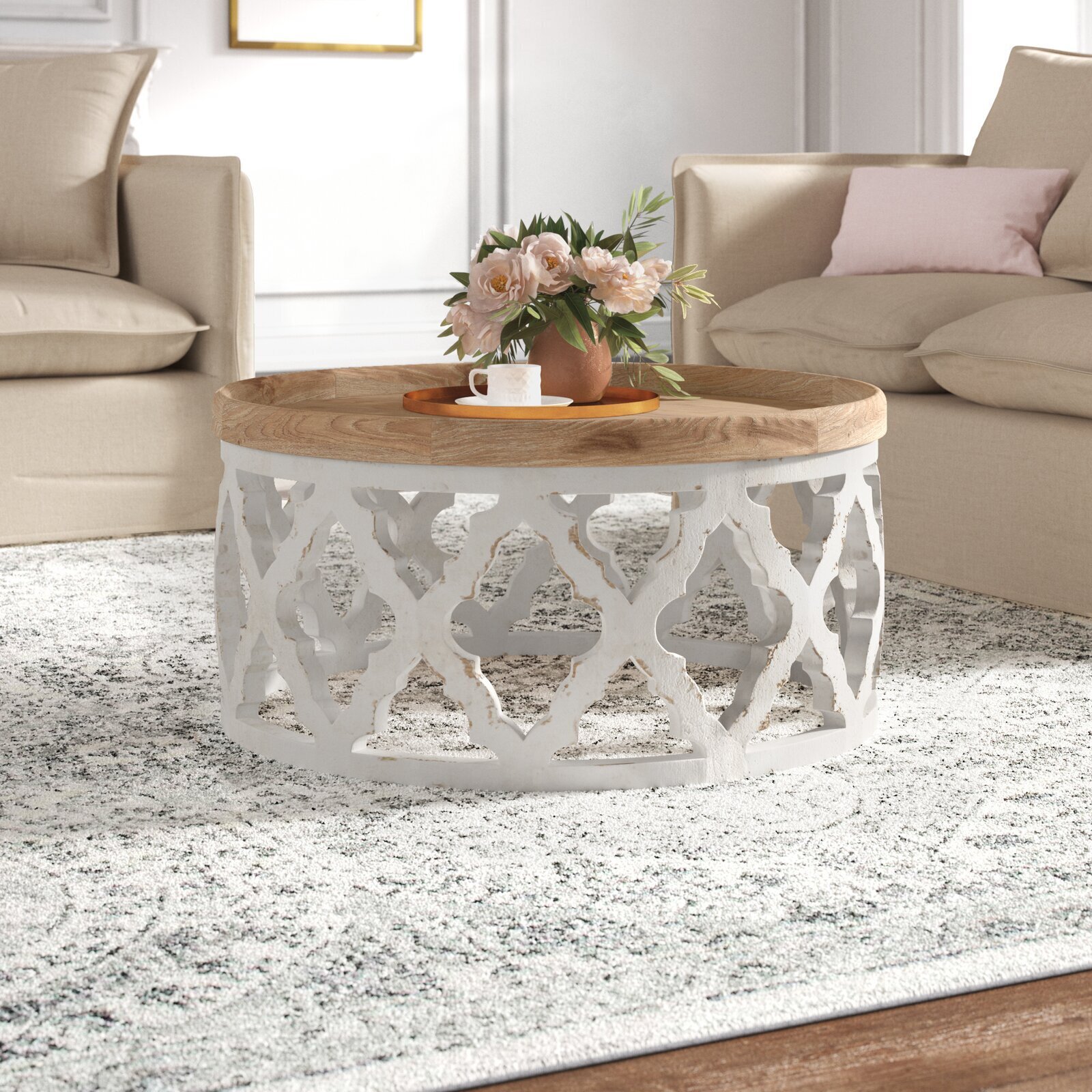 French Country Style Coffee Table