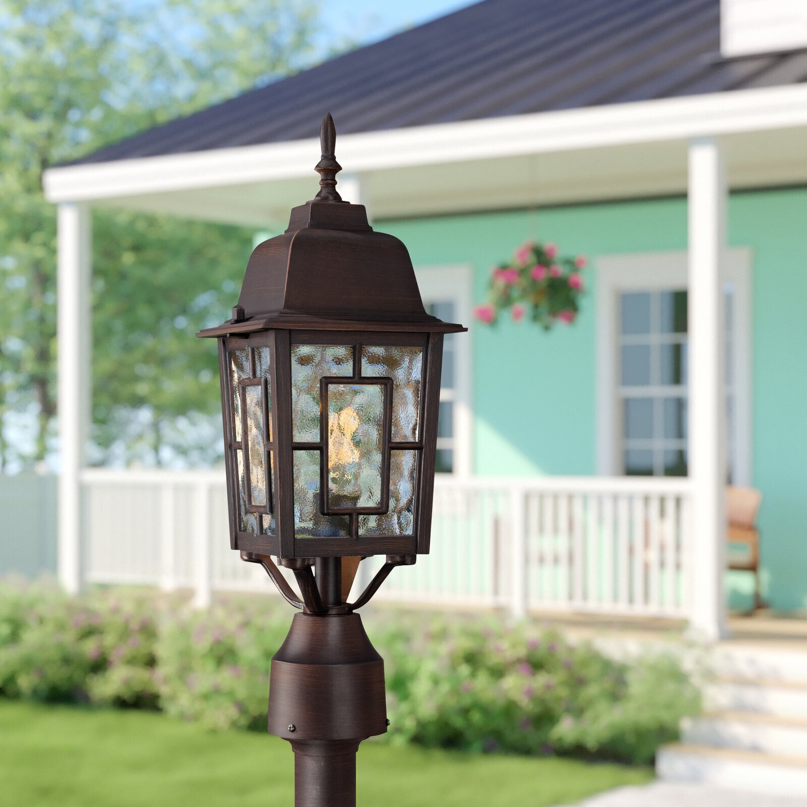 Geometric Staircase Lamp
