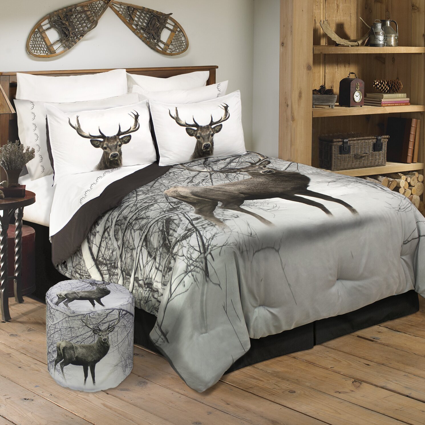 Gray Midgegooroo Microfiber Comforter Set 