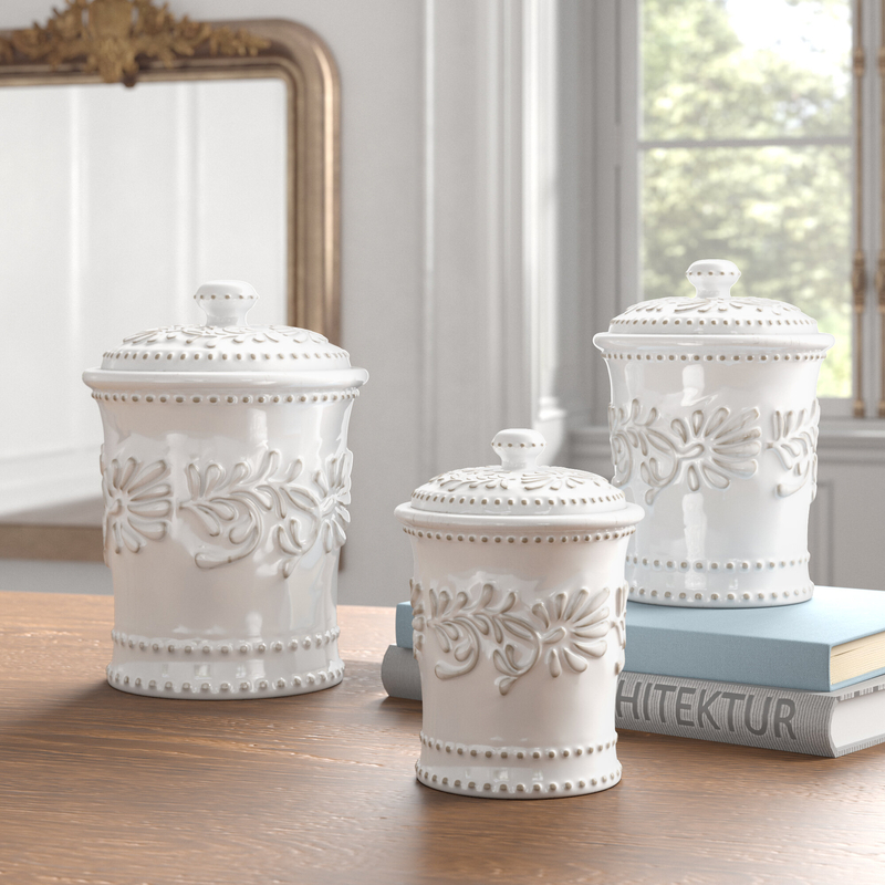 Holland 3 Piece Kitchen Canister Set