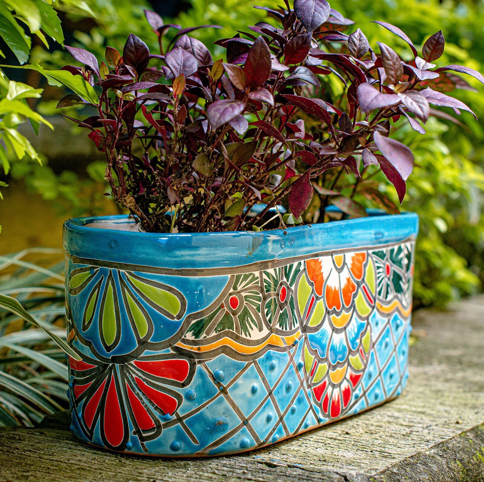 Indoor Rectangular Ledge Planter