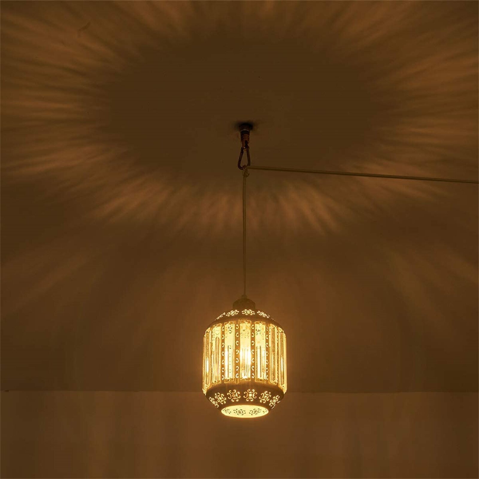 Lantern Style Vintage Swag Lamp