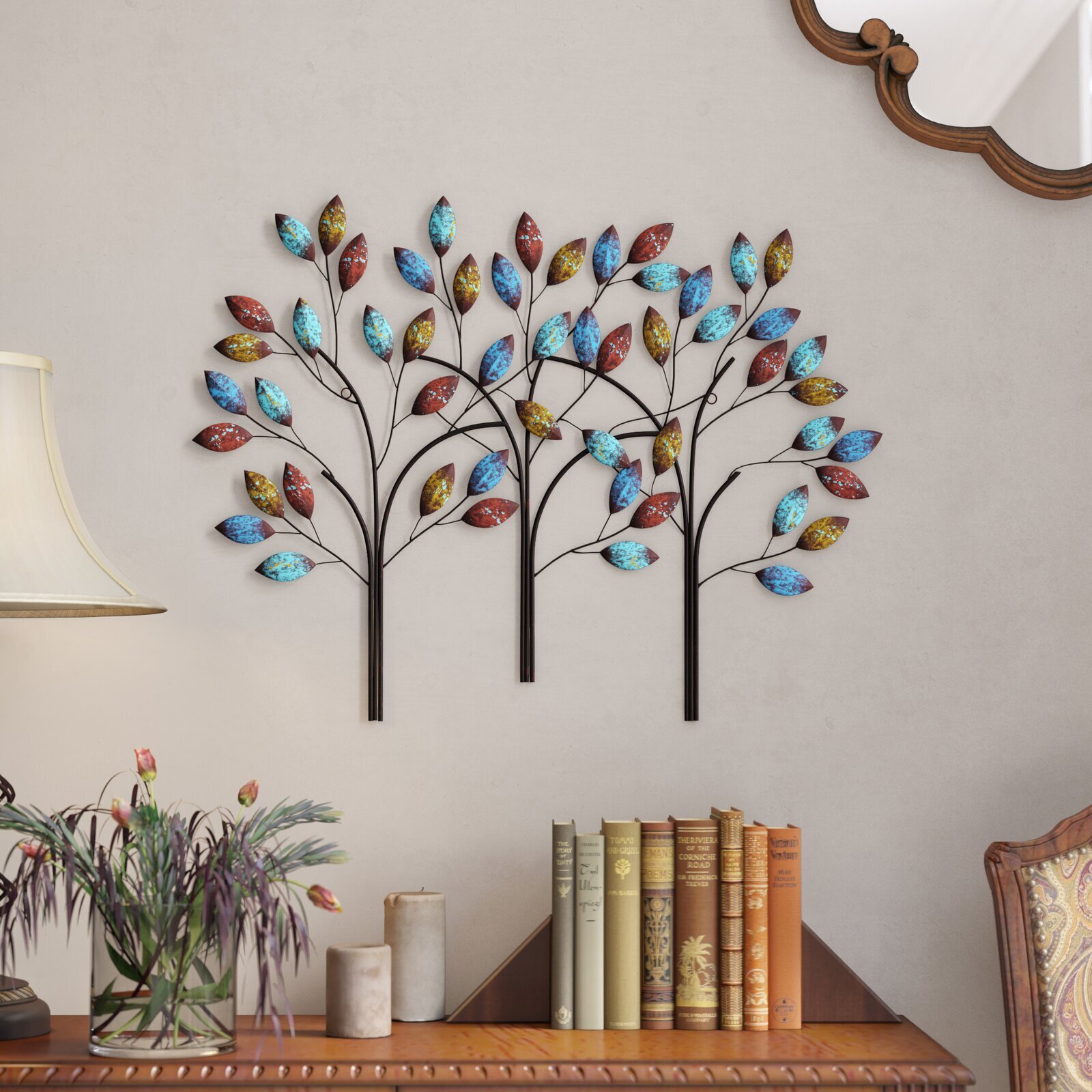 Leaf Inspired Metal Wall Art