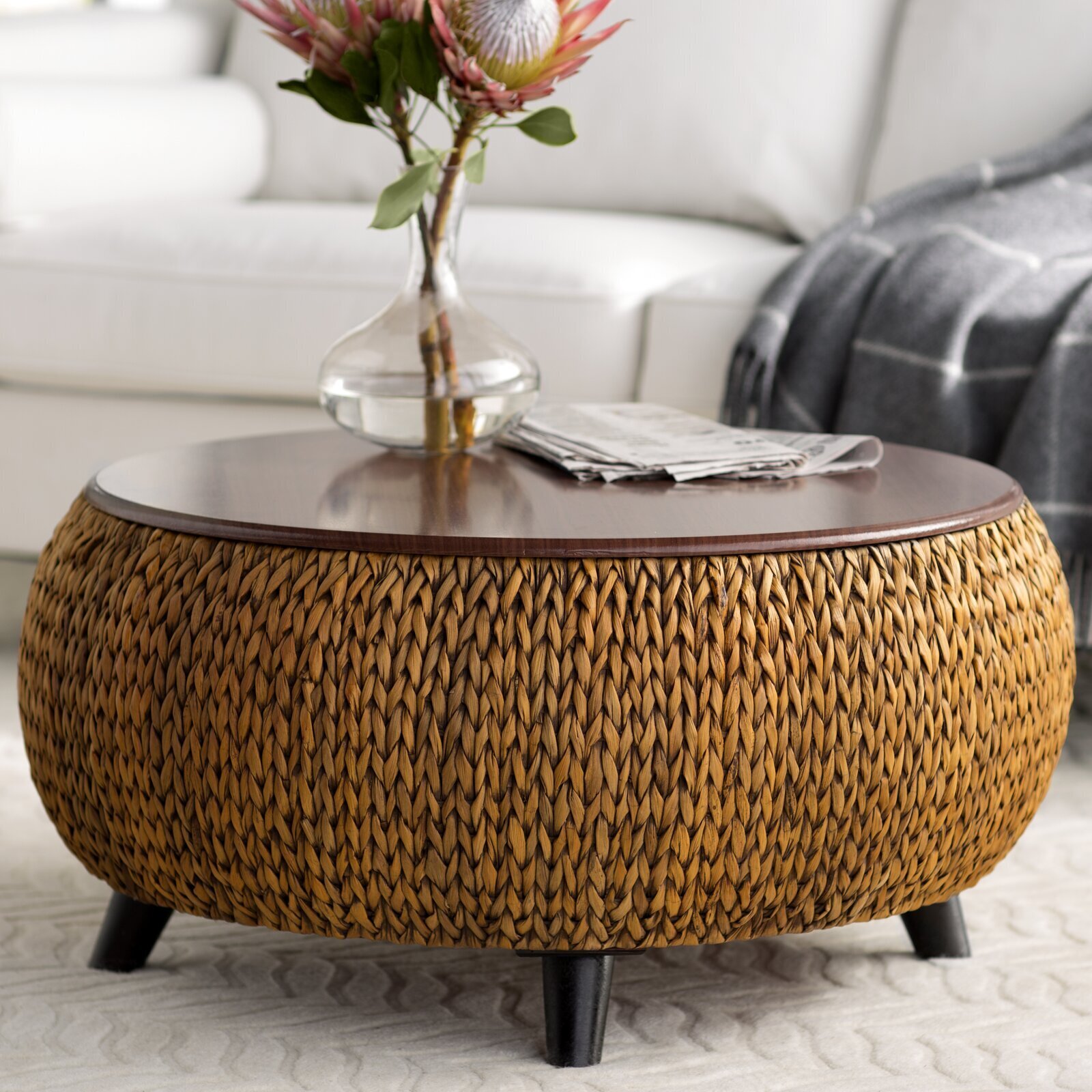 Lift Top Coastal Coffee Table