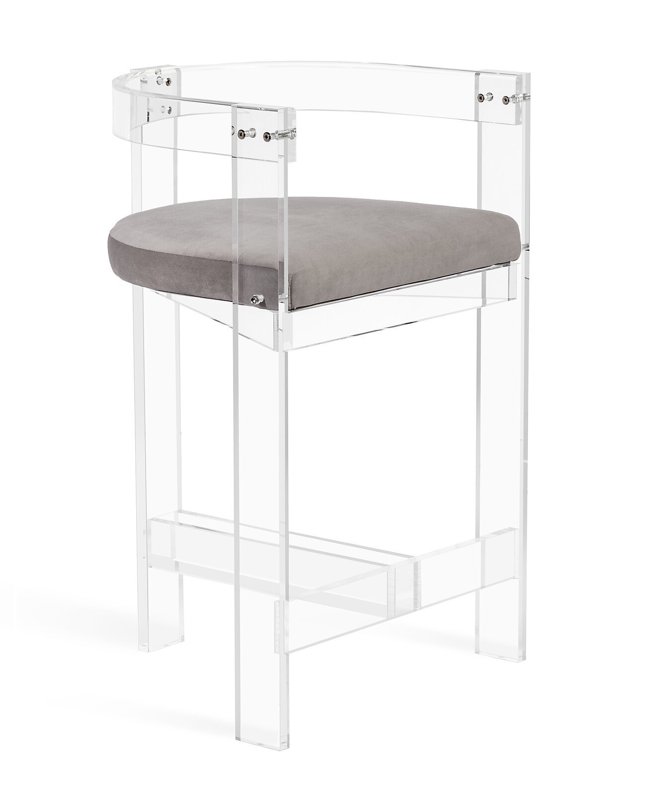 Low Back Acrylic Stool