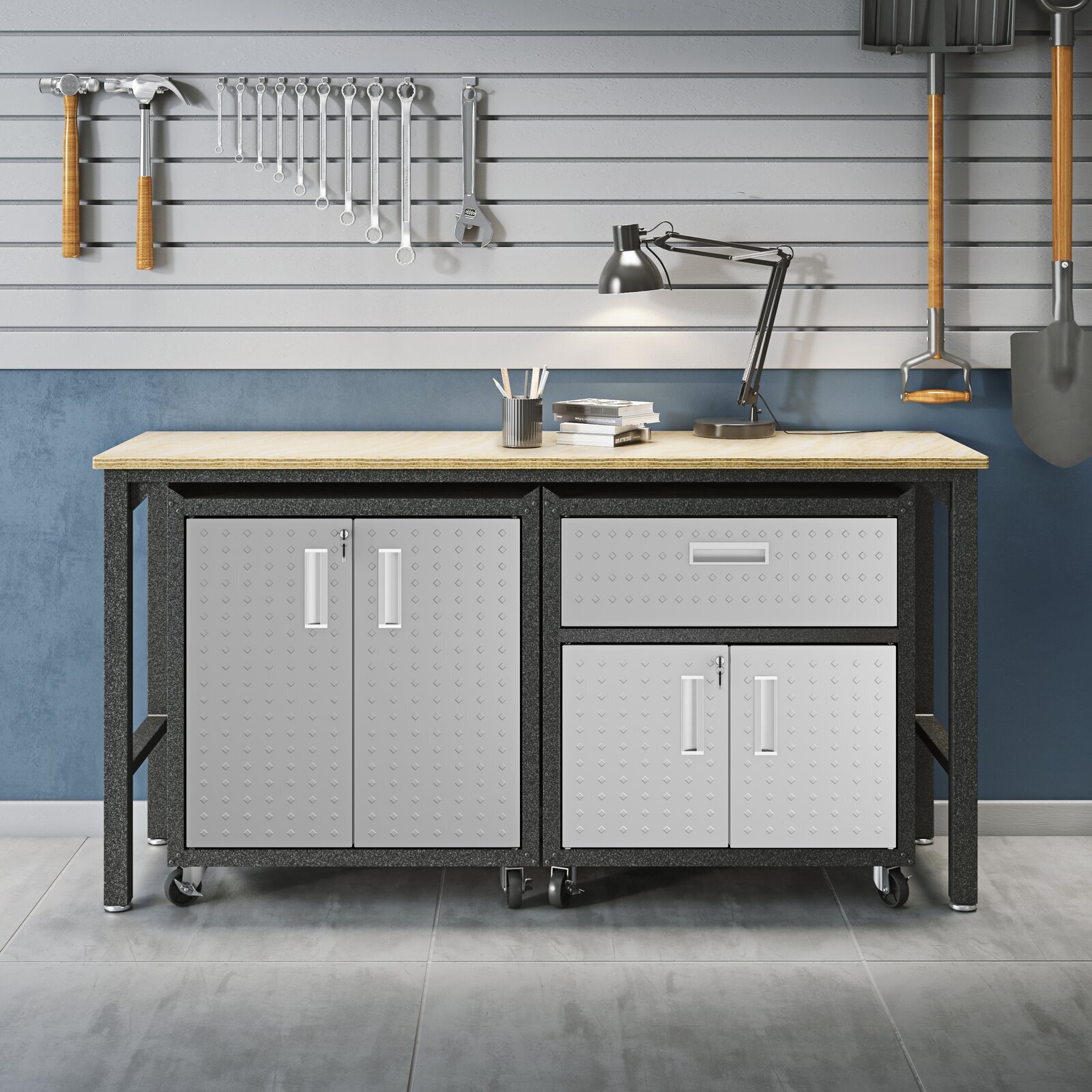 Manufactured Wood Workbench
