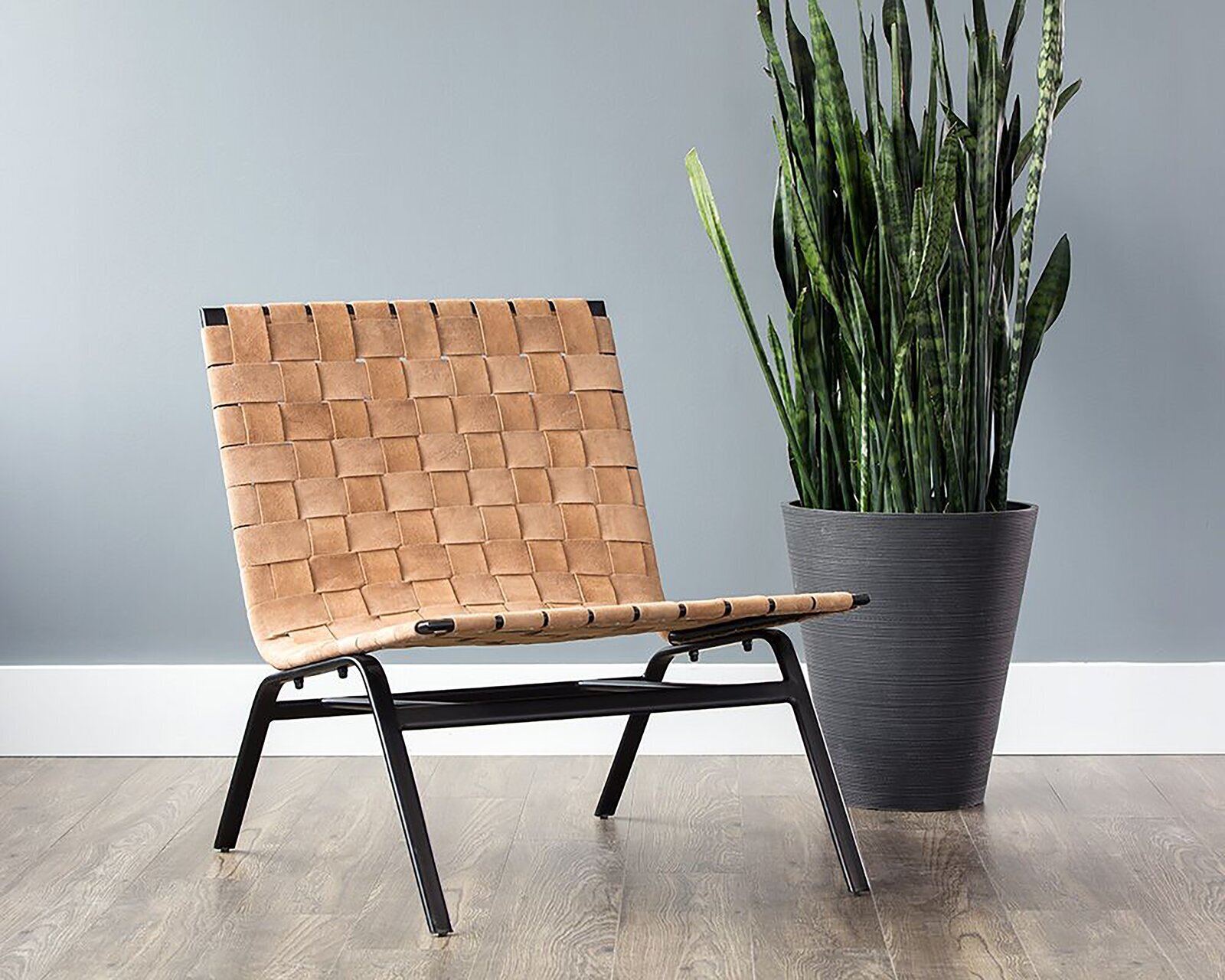 Mid Century Basketweave Seat