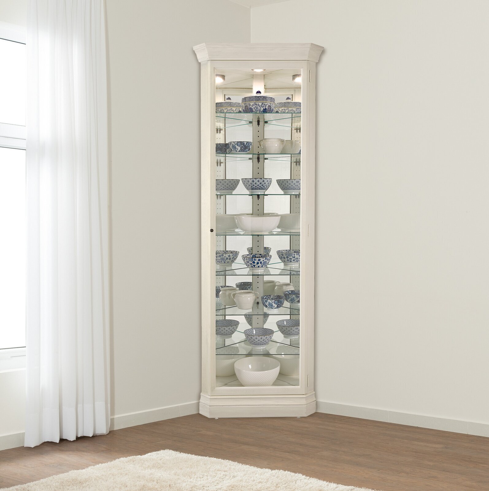 Mirrored Curio Cabinet