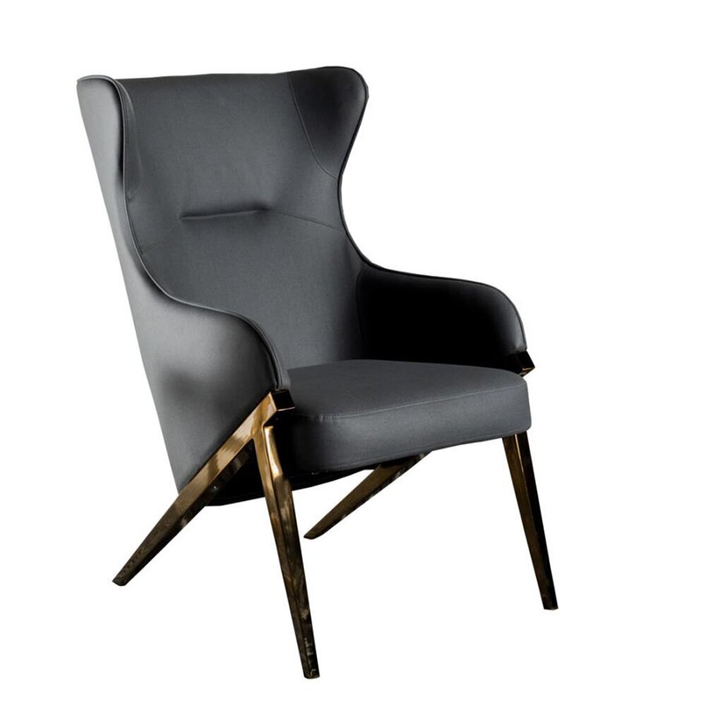Modern High Back Armchair