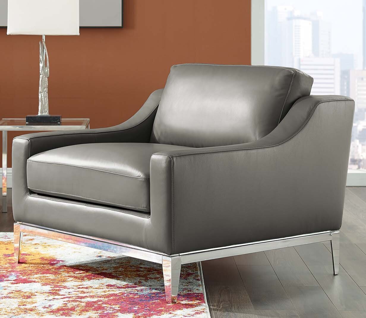 Metal And Leather Chairs