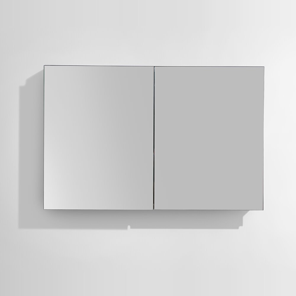 Modern two door recessed medicine cabinet