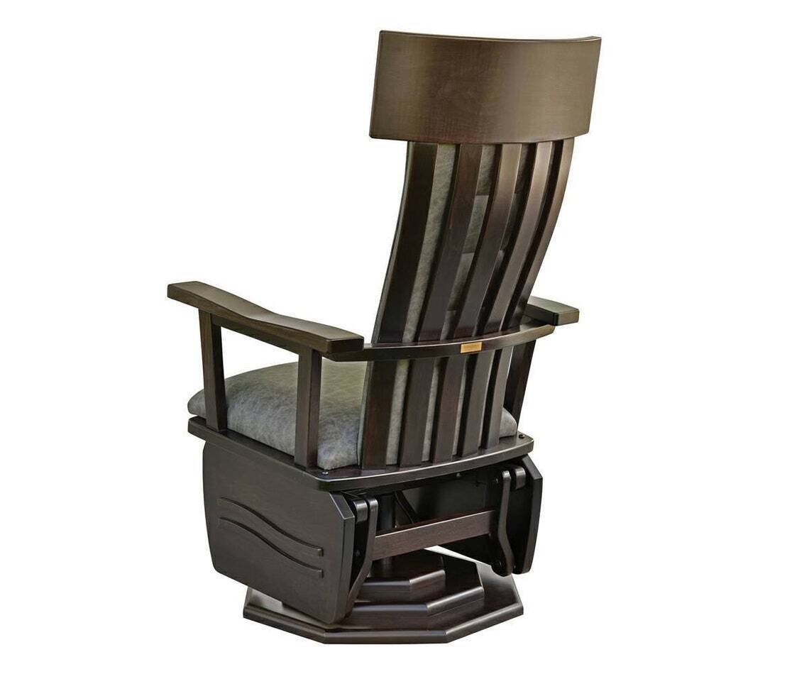 Narrow Back Swivel Glider Rocker