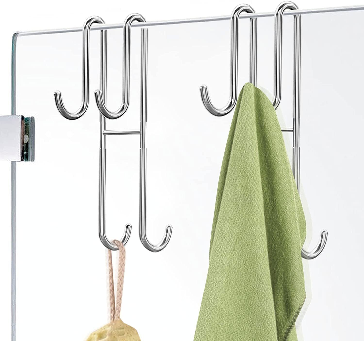 Over Shower Door Towel Hooks 