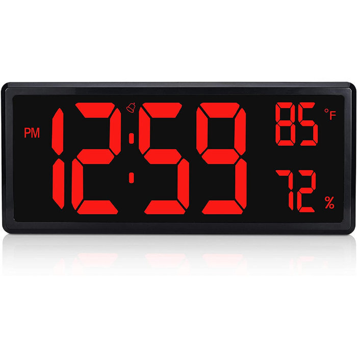Oversized Digital Wall Clock