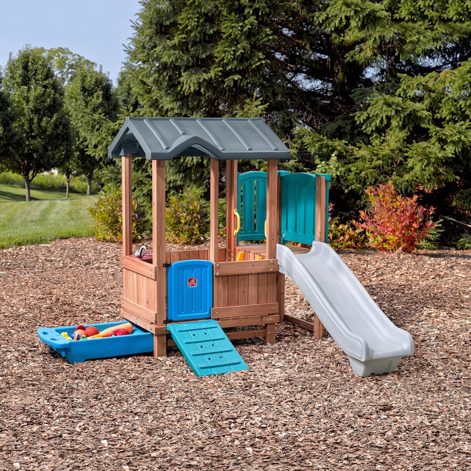 Rustic Outdoor Plastic Playhouse