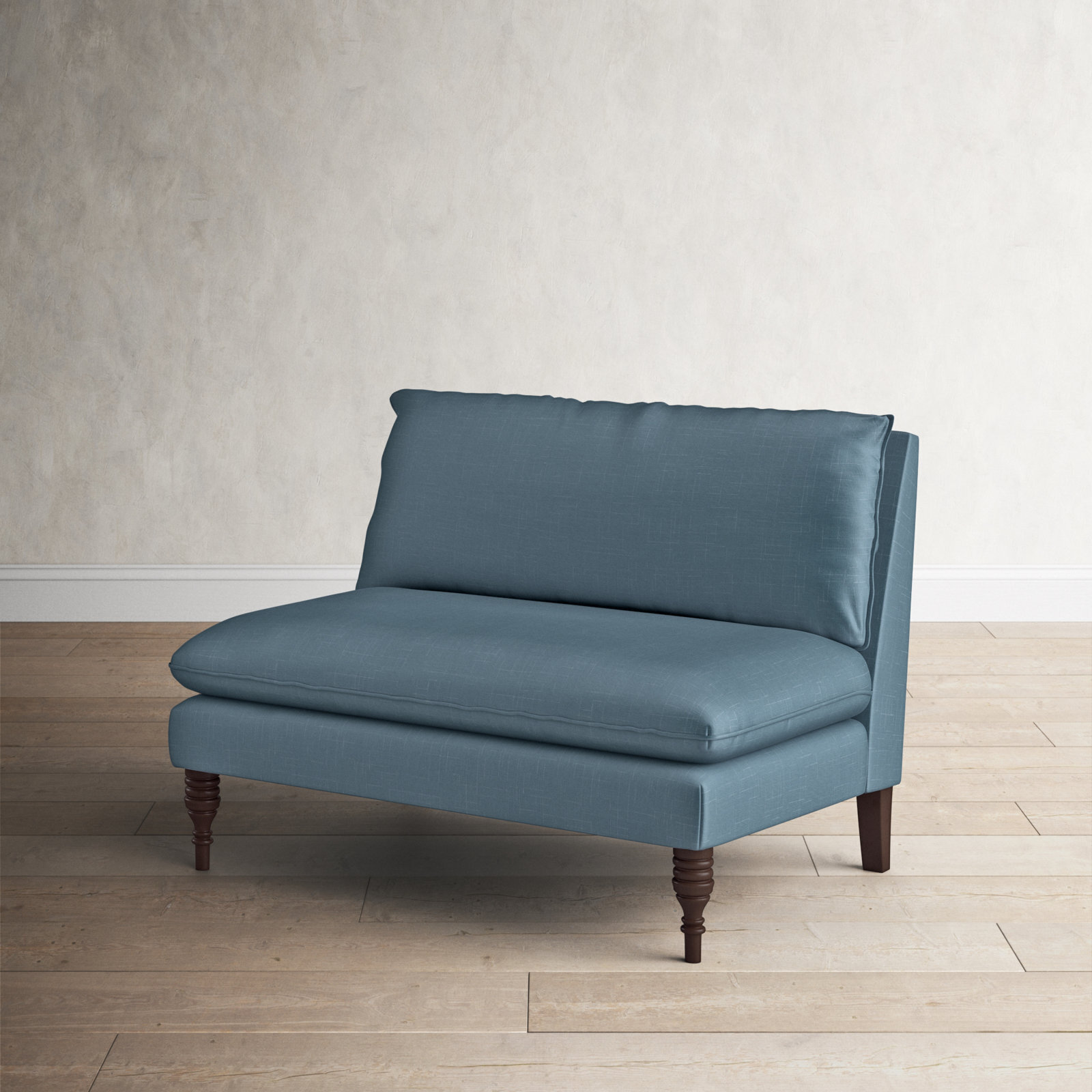 Short 2 Person Sleek Sofa