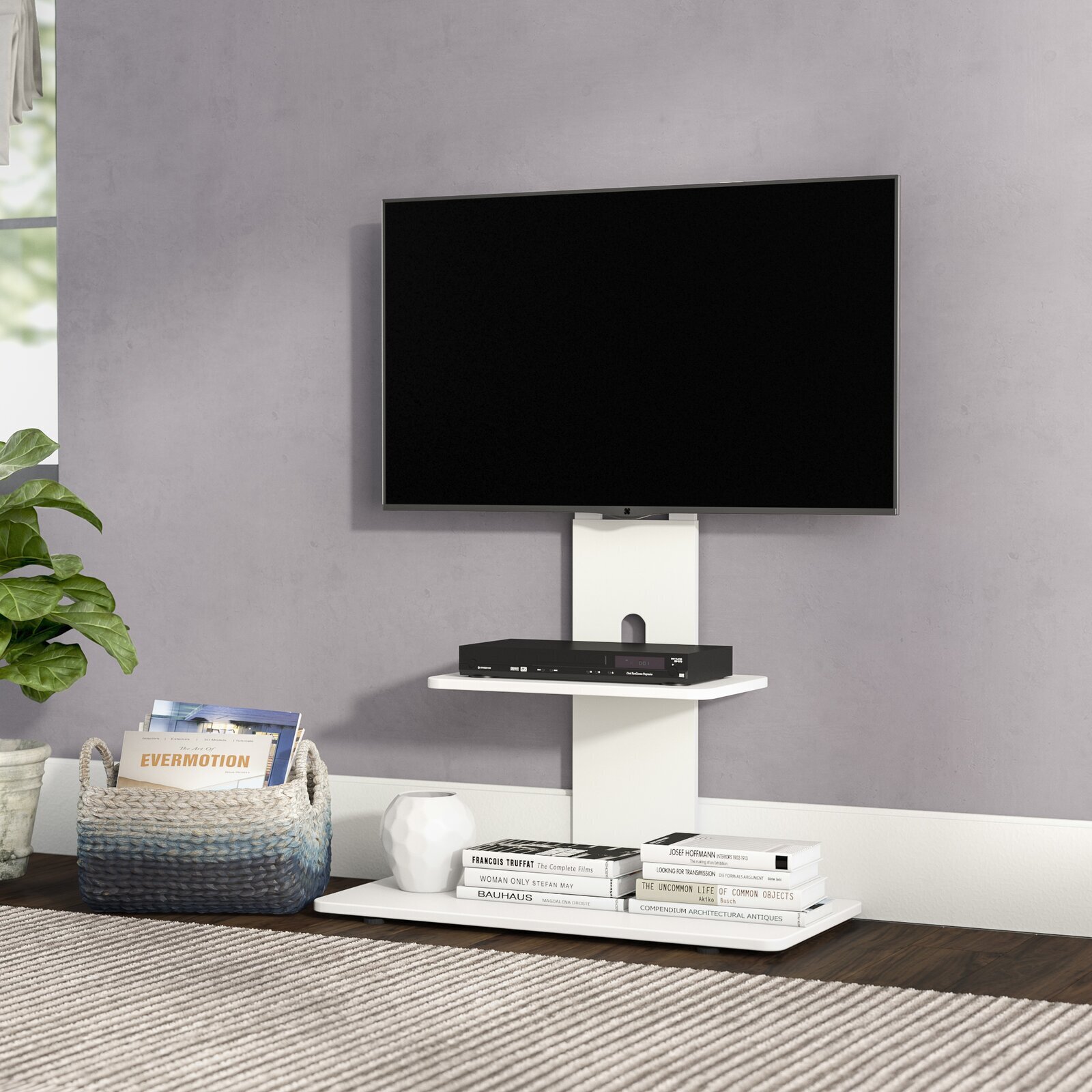 Simple Tv Stand with Built in Mount