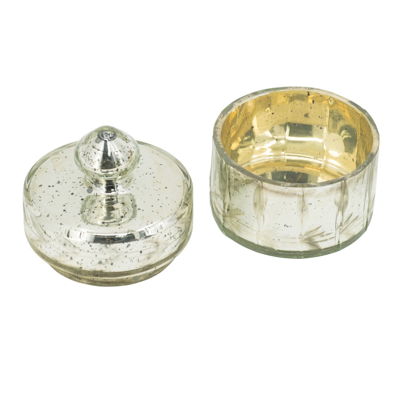 Small and Reflective Vintage Canister