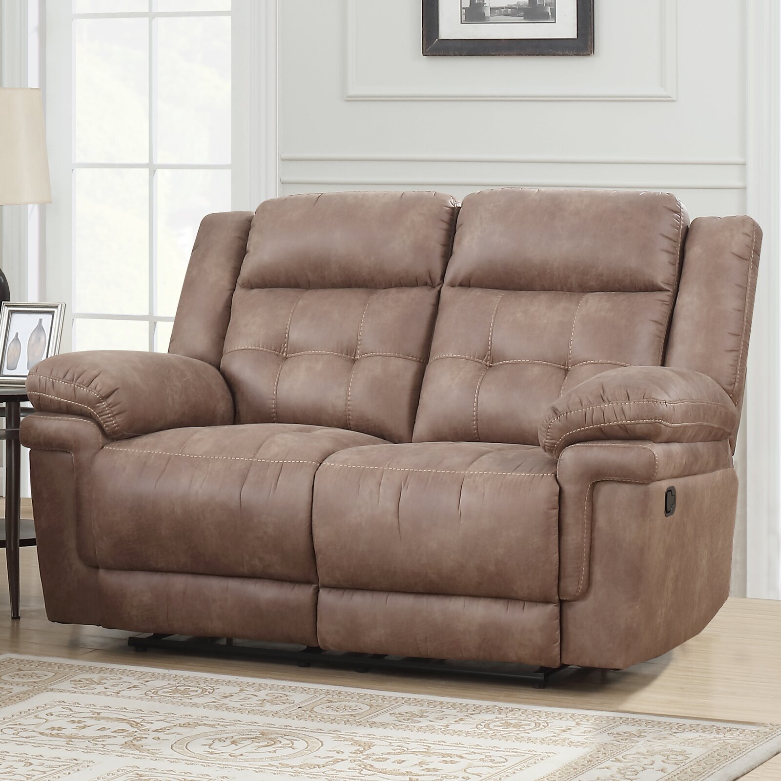 Traditional Small Recliner Couch