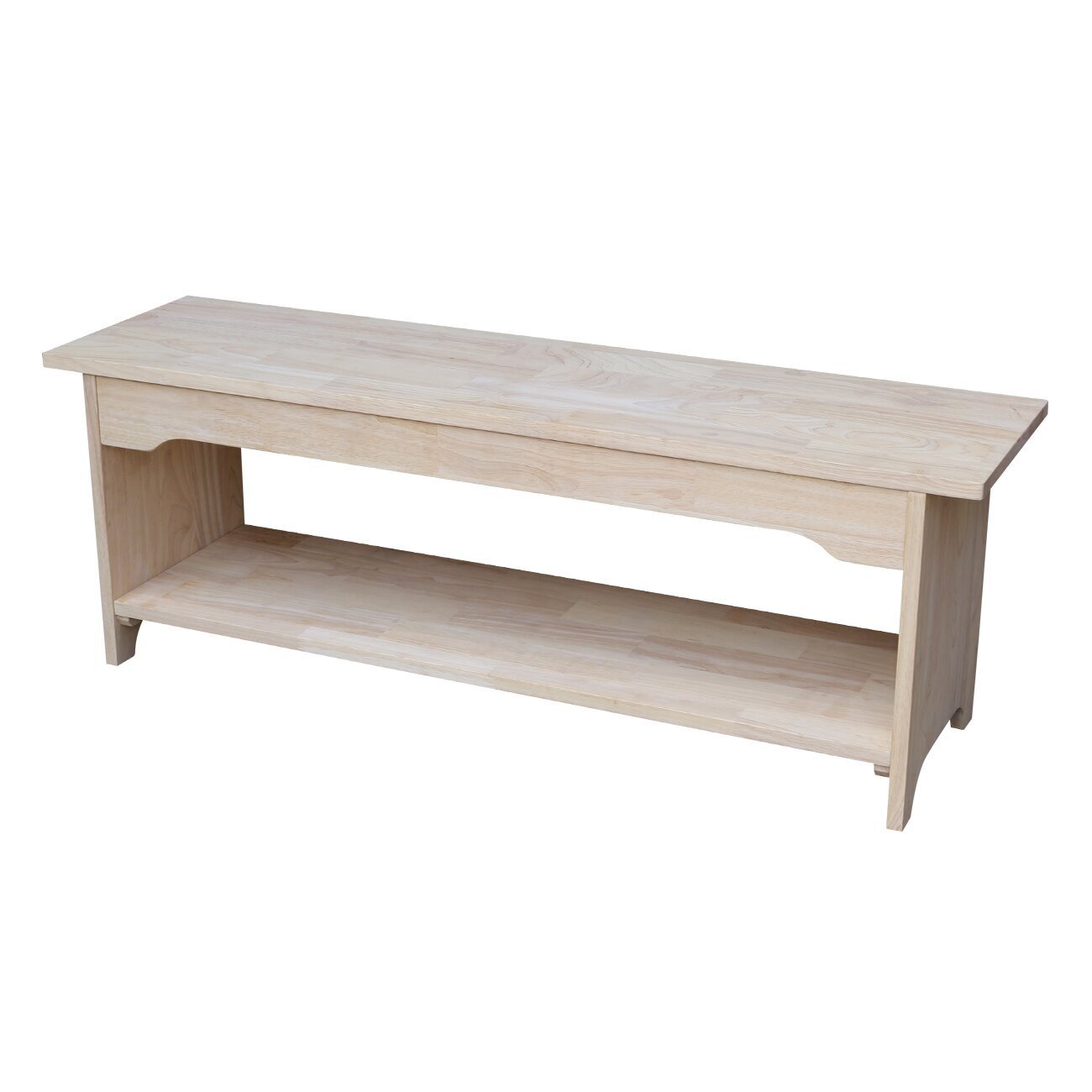Unfinished Dining Storage Bench