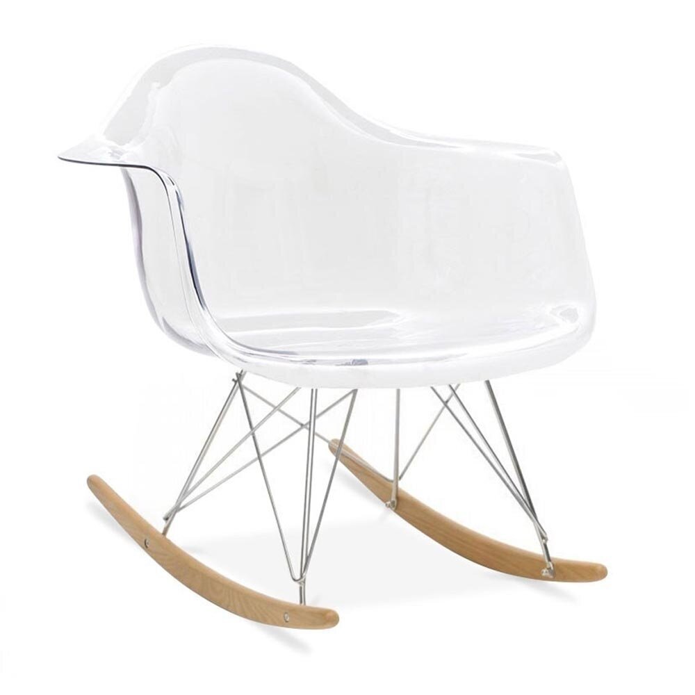 Unique Rocking Chair With Transparent Seat