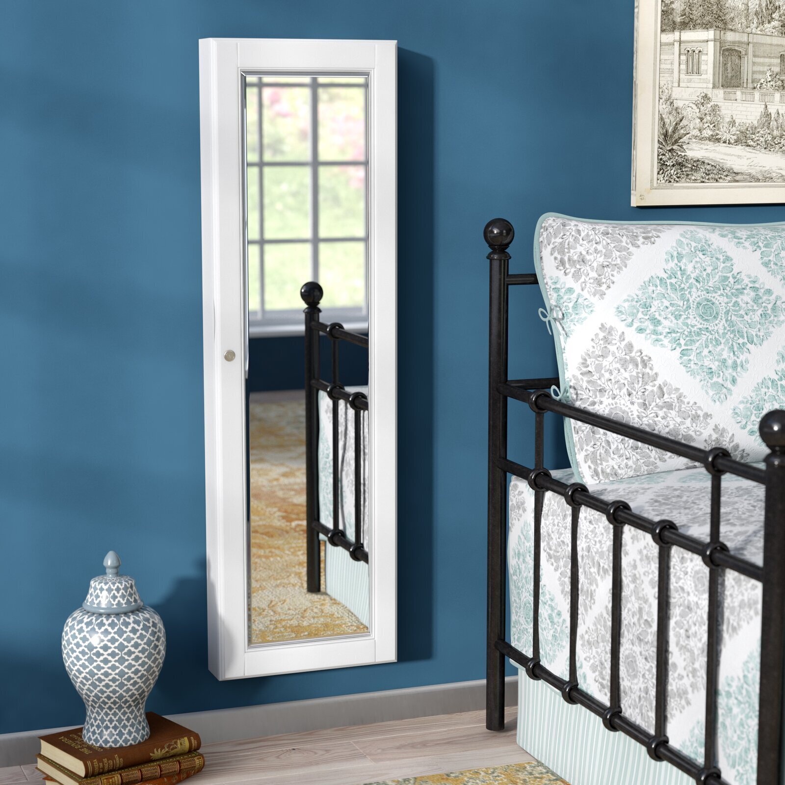 Wall Mounted Jewelry Armoire