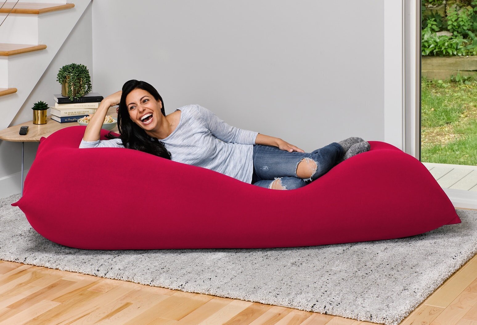Wide Luxury Bean Bag Chair