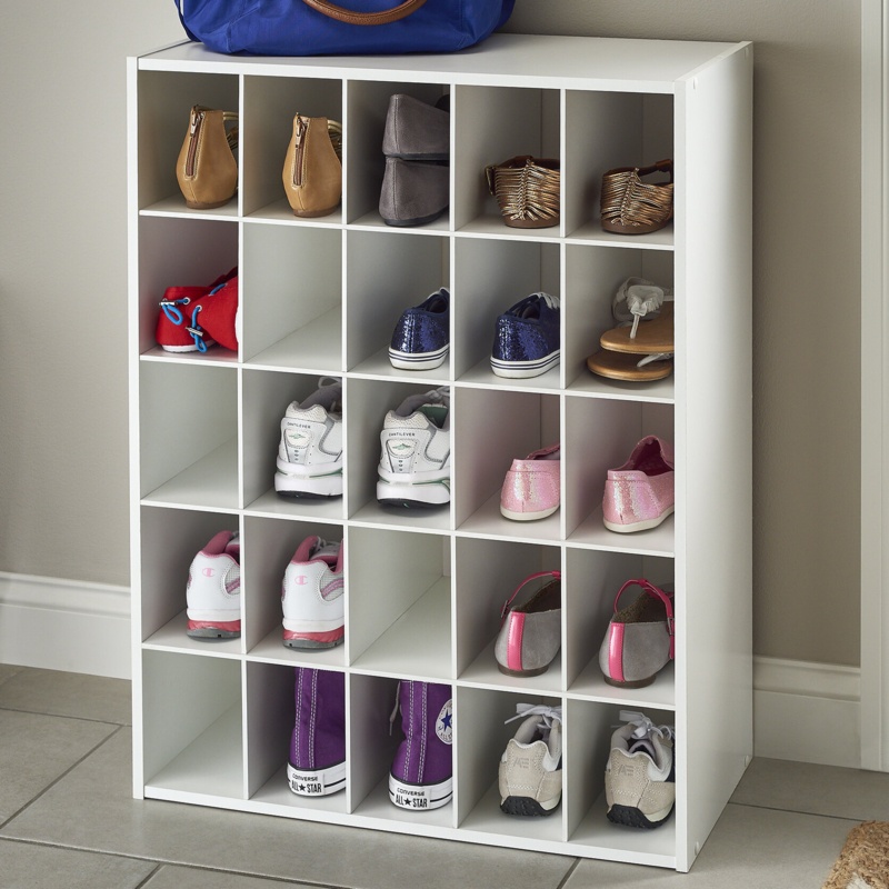 12 Pair Stackable Shoe Rack