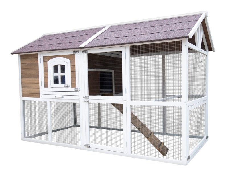 15.3 Square Feet Chicken Coop with Chicken Run