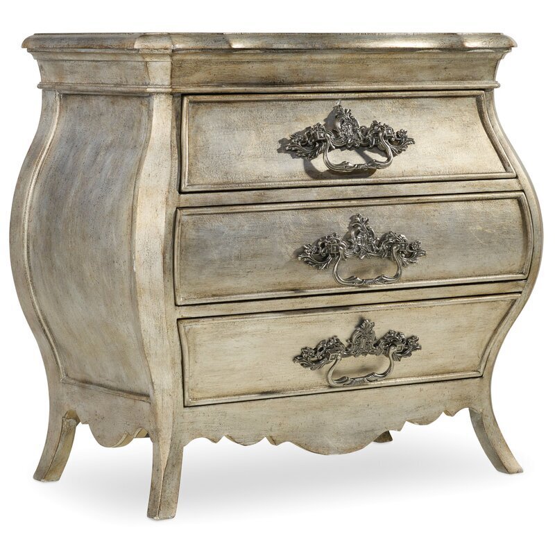 18th Century Gold Nightstand