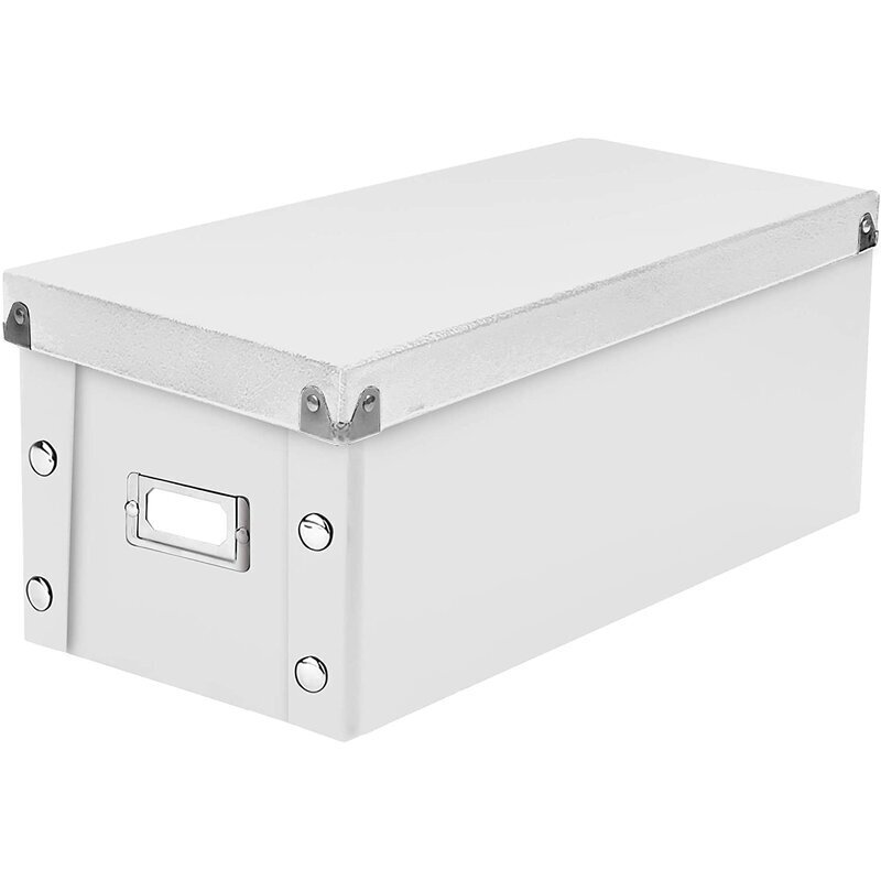 2 Piece Lidded Stackable DVD Storage