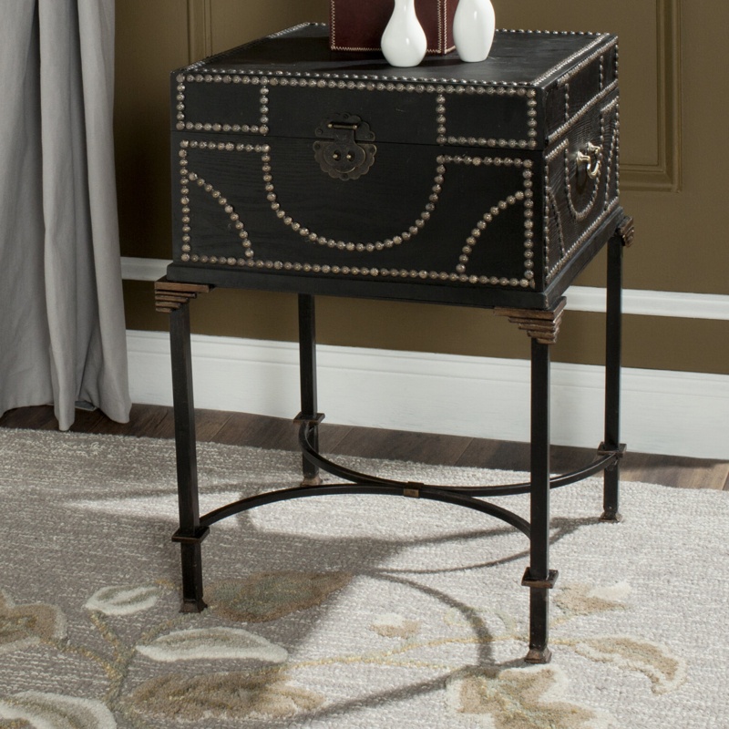27.7'' Tall Solid Wood End Table