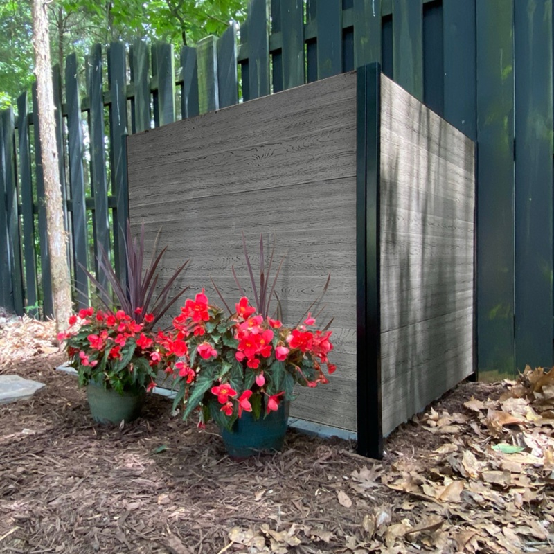3.5 ft. H x 3.5 ft. W Lincoln WoodTek Vinyl Privacy Screen Kit (2 Panels)