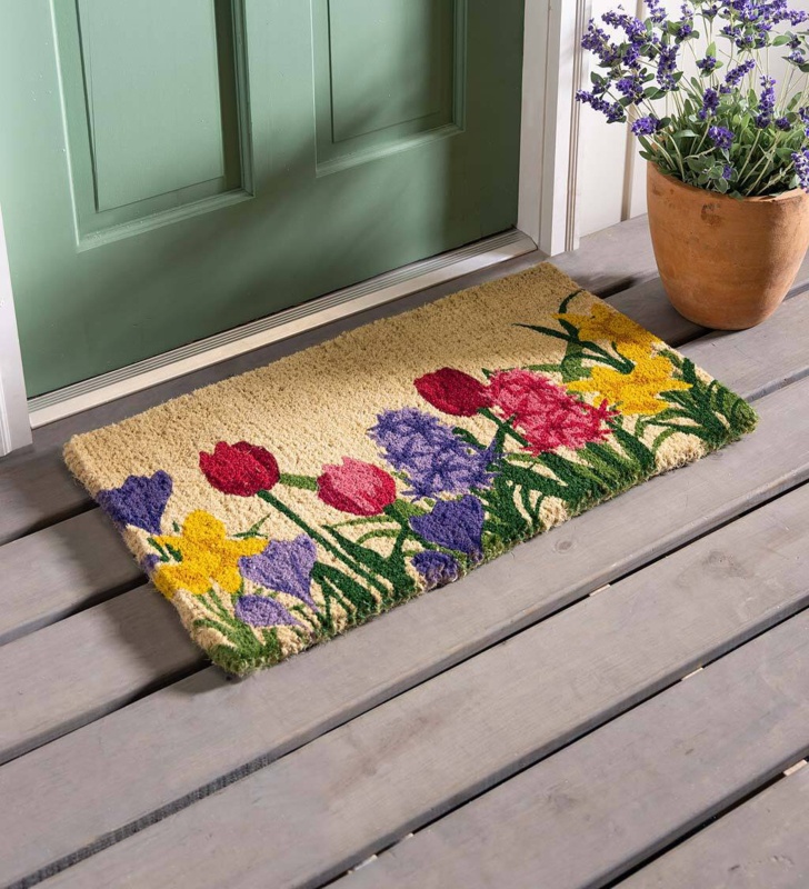 30in. L x 18.5in. W Non-Slip Outdoor Door Mat