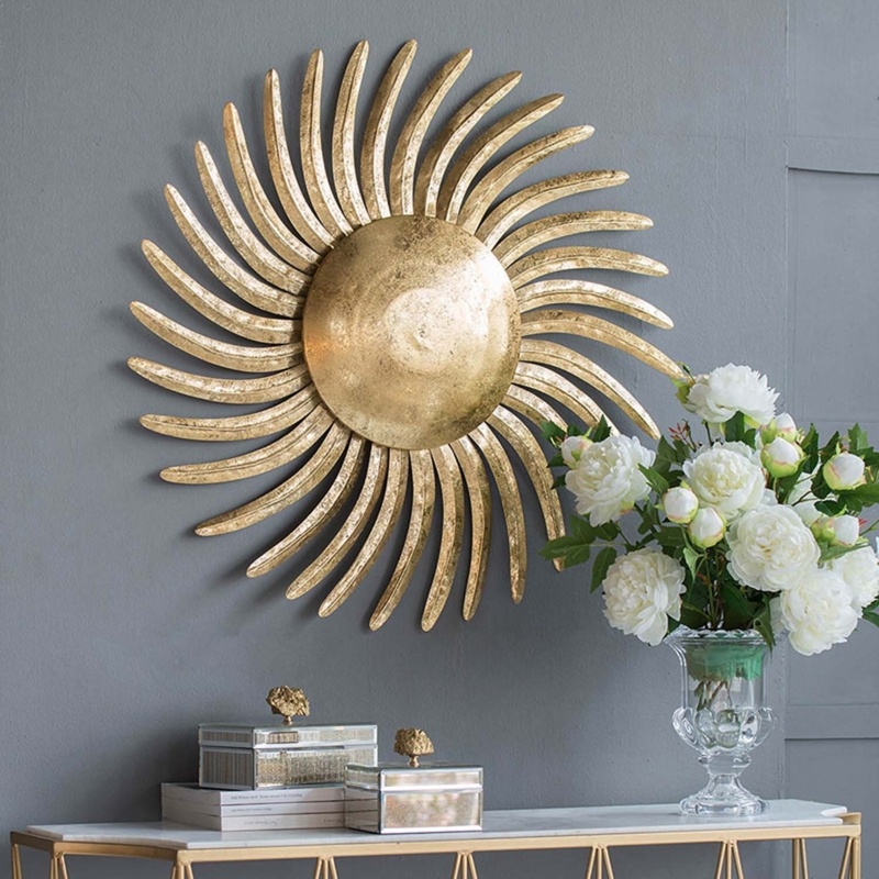 Spiraling Sunburst 32" Wall Accent