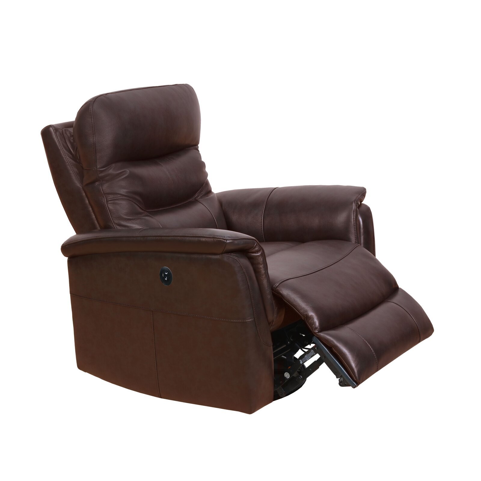 35’’ Power Leather Glider Recliner