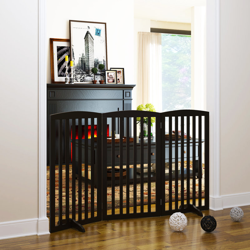 36” High Wooden Indoor Dog Gate